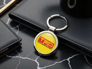 Toyota TRD Portachiavi Donna Acciaio Inox Stile Minimal